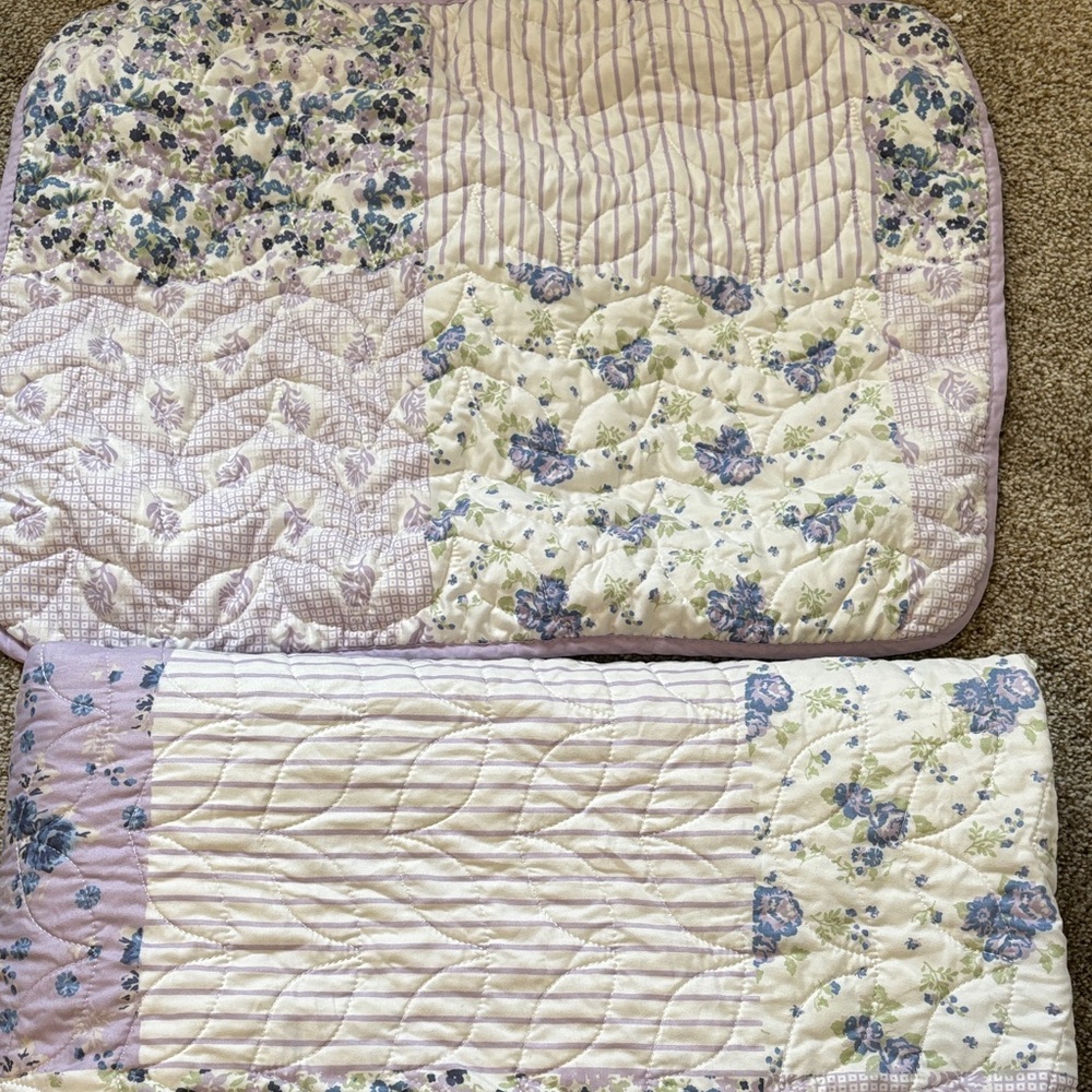 Floral Patchwork Quilt Set